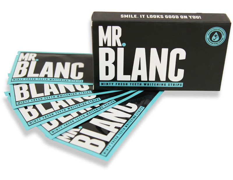 Mr. Blanc Minty Fresh Teeth Whitening Strips